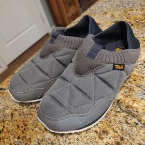Teva ReEmber Moc Shoes Slip On Gray Black Lightweight 1125472 Men's US Sz 8